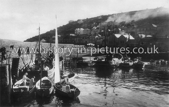 The Harbour, Mousehole, Cornwall, c.1930's